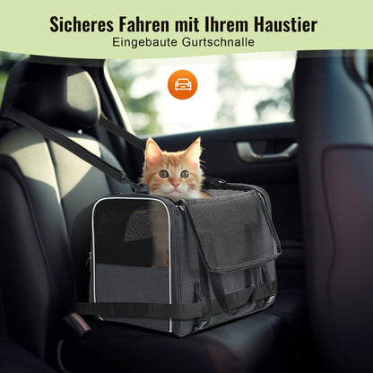 morpilot Katzentransportbox für Katzen und Welpen bis 7 kg