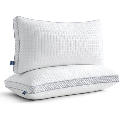 BedStory Kopfkissen 40x80, 2er Set mit verstellbarer Mikrofaserfüllung