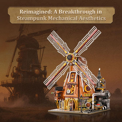 PANTASY Steampunk Windmühlen Werkstatt Bauset - motorisiert