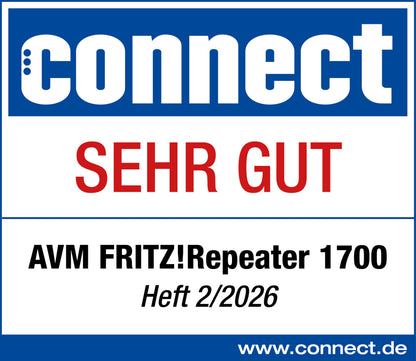 FRITZ! Repeater 1700 – WLAN-Repeater mit Wi-Fi 7 bis 3600 Mbit/s
