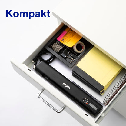 Epson WorkForce ES-60W mobiler Dokumentenscanner, A4, 600 dpi, WiFi