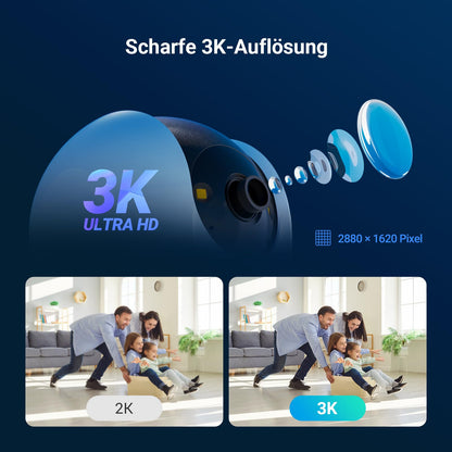 EZVIZ C6N G1 3K WLAN Überwachungskamera Innen mit 360° PTZ