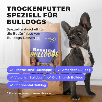 HEY HOLY Premium Trockenfutter Bulldoggen – Getreidefrei Lachs 7kg