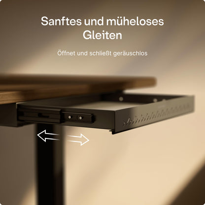 Desktronic Untertisch-Schublade aus Stahl, Schreibtisch-Organizer