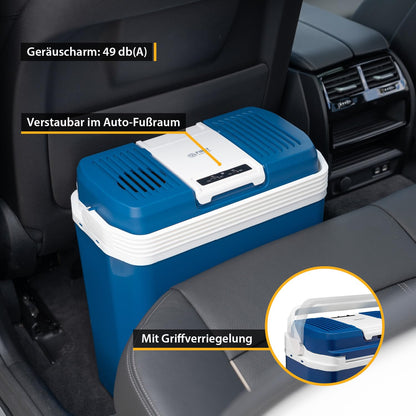 TZS First Austria Kühlbox 24L 12V/230V Kühl- & Warmhaltebox Blau