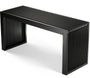 BAM BOO BOX Sitzbank - Modell Bambus Schwarz 90x33x43 cm. Rechteckige schwarze Bambusbank zum Sitzen und Verstauen.