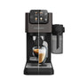 GRUNDIG KSM 5330 Siebträgermaschine mit Milchsystem Dark Inox/Schwarz. Maschine in Dark Inox/Schwarz für Espresso und Milchschaum.