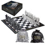 The Noble Collection Harry Potter Zauberschach Schachspiel NN7580, Spielbrett 47 x 47 cm mit 32 Kunstharzfiguren