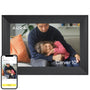 Aura Carver Digitaler Bilderrahmen 10,1 Zoll HD WLAN, Gravel zur Anzeige von Fotos und Videos