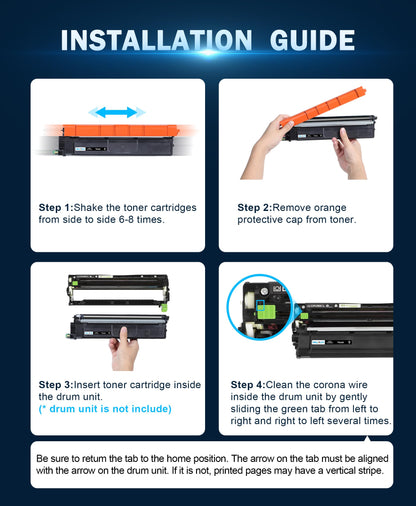 Kompatibel für Brother TN-248XL Toner 4er-Pack CMYK