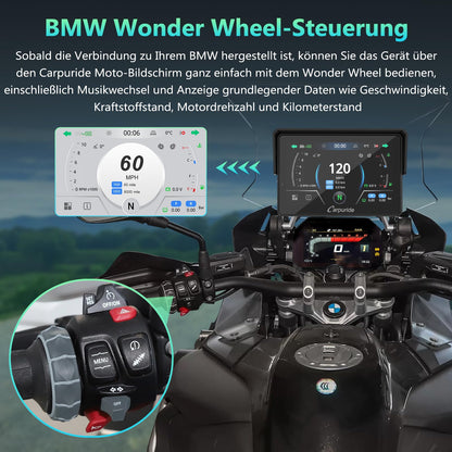 CARPURIDE W502BS Pro BMW Motorrad Navi CarPlay AA