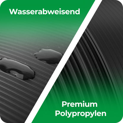 Novatool Sichtschutzstreifen PP 25 m Anthrazit für Doppelstabmatten