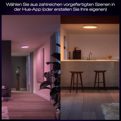 Philips Hue Devote LED-Panel, rund, 30 cm, weiss, 2er-Pack