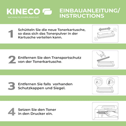 Kineco Toner Set 5 Stück kompatibel für Brother TN-241 TN-245