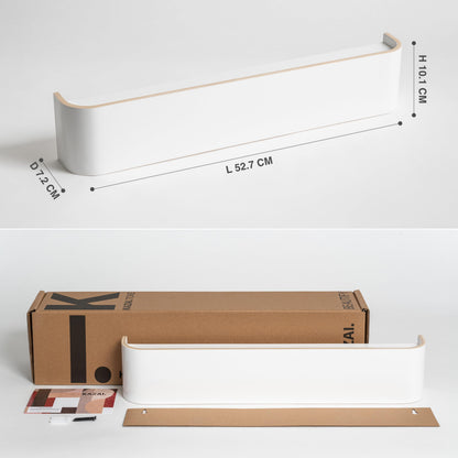 Kazai Wandgarderobe Toke Design-Garderobenpaneel - Weiss