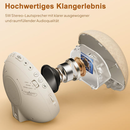 Hiromeco H03 Tageslichtwecker mit Bluetooth und RGB Nachtlicht