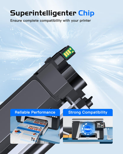 GPC IMAGE TN248XL Kompatible Tonerkartuschen Set - 4er-Pack