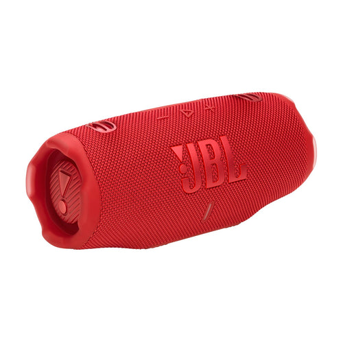 JBL Charge 6 Bluetooth-Lautsprecher, tragbar, IP68, Rot mit abnehmbarem Tragegurt