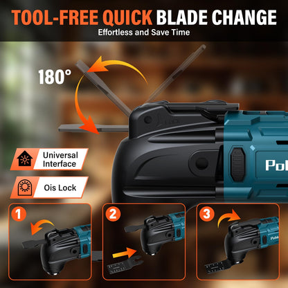 Pohicoo Akku Multifunktionswerkzeug für Makita 18V, Multitool