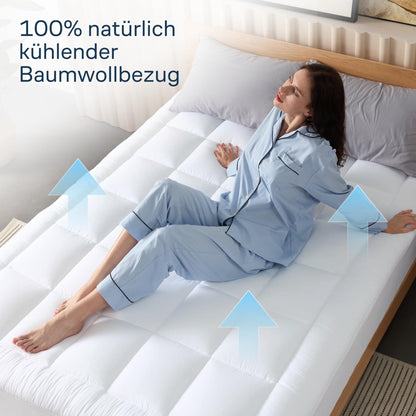 Niagara Sleep Solution Matratzen Topper aus Baumwolle 140x200 cm