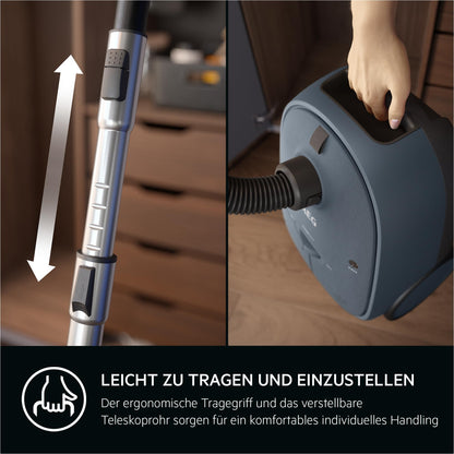 AEG CLEAN 6000 Staubsauger mit Beutel - Blau AB61C2DBS