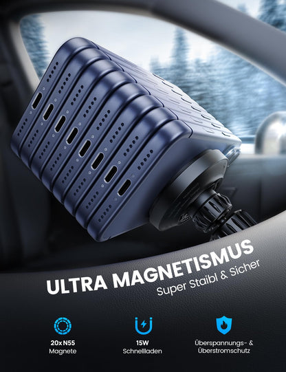 Lamicall Qi2 Handyhalterung Auto Magsafe mit 15 W Ladefunktion