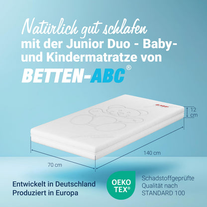 Betten-ABC Junior-Duo Baby- & Kleinkindmatratze Original - 70x140 cm