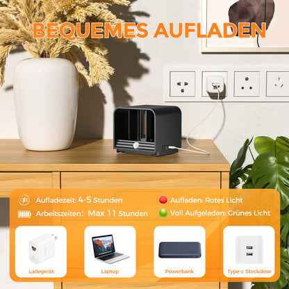 GEARLITE LED Wandleuchte mit Bewegungsmelder, aufladbar, 4er-Set