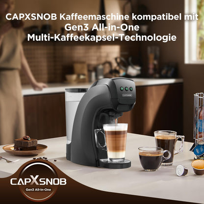Warriors1 5in1 Multi Kapselmaschine - Gemahlen Kaffee