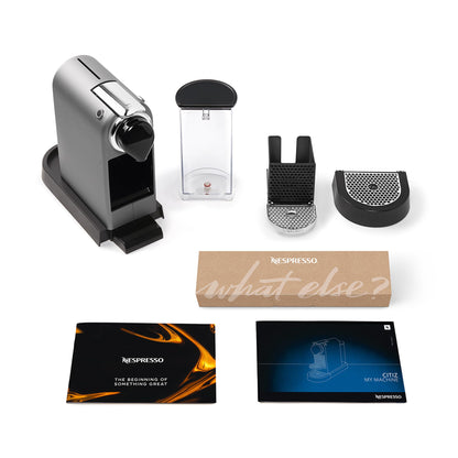 Nespresso Krups CitiZ XN741 Kaffeekapselmaschine Silber