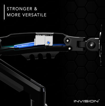 Invision MX400 Dual Monitor Schreibtischklemme – 19-32 Zoll