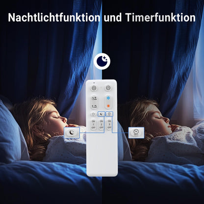 ANTENLICHT LED Deckenlampe Modern Geometrisch - Holzoptik Dimmbar