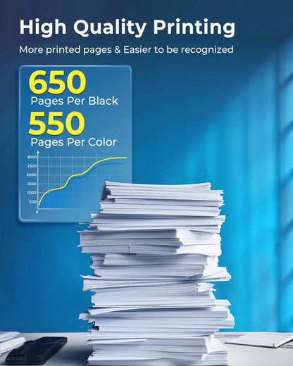 ECHALLENGE PG-560XL CL-561XL Tintenpatronen 2er-Pack für Canon Pixma