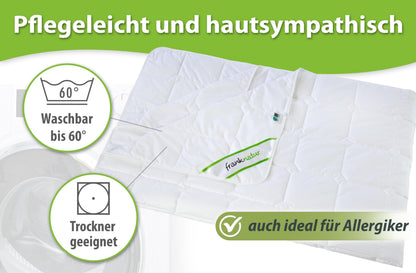 franknatur Lyocell Bettdecke 135x200, leichte Tencel Sommerdecke