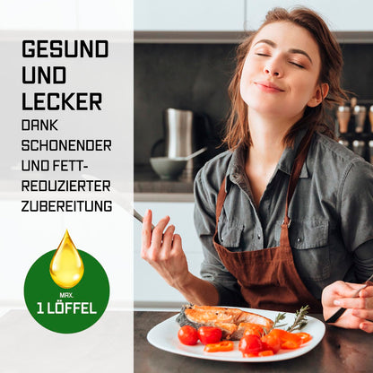 GOURMETmaxx Heissluftfritteuse 12 L Airfryer Minibackofen