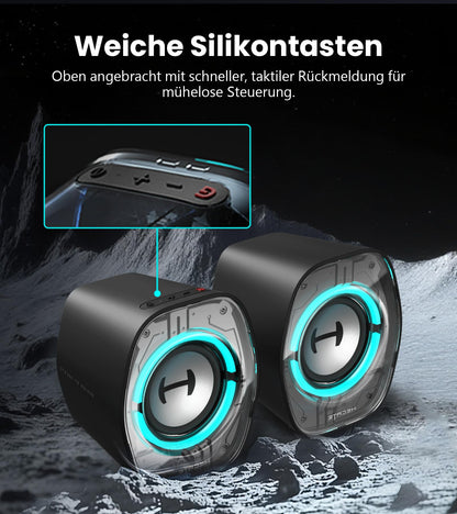 Edifier G1000 II PC-Lautsprecher mit Bluetooth und RGB, schwarz