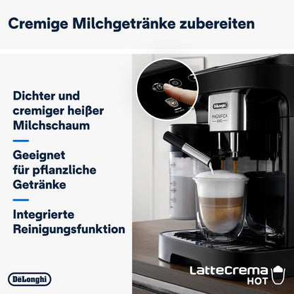 De'Longhi Magnifica Evo Kaffeevollautomat - ECAM292.81.SB Silber/Schwarz