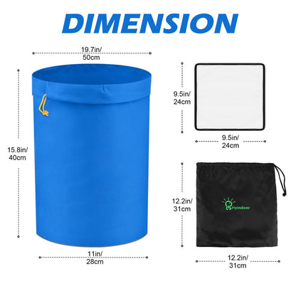 Hyindoor Bubble Bags 5 Gallonen 5er-Set Eisextraktion 25–220 Mikron