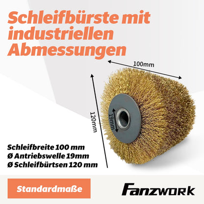 FANZWORK V2 Satiniermaschine 1500W - Oberflächenrenovierung