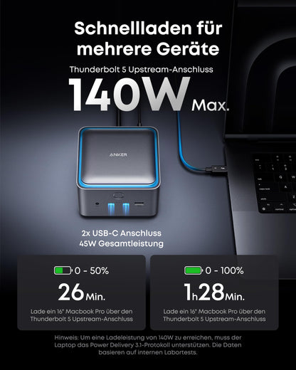 Anker Prime TB5 Docking Station – Thunderbolt 5, 14 Ports