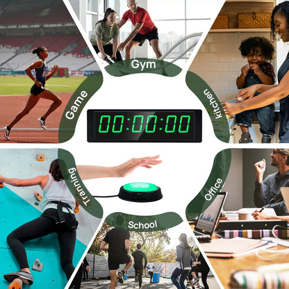 YZ Coundown Timer LED digital – Intervall & Stoppuhr Fernbedienung