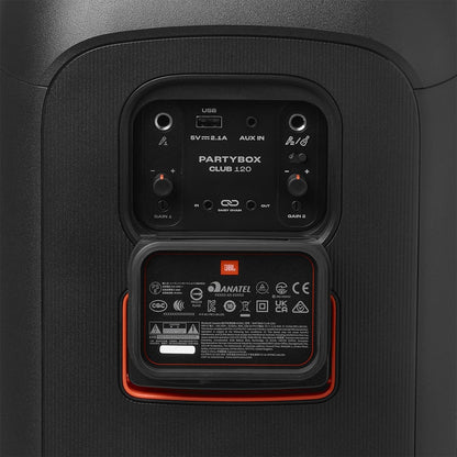 JBL PartyBox Club 120 – tragbarer Bluetooth-Lautsprecher, Schwarz