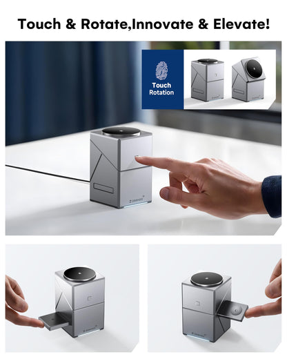 ZEEHOO CubeTrick-X 3-in-1 Ladestation - Apple Magsafe Qi2