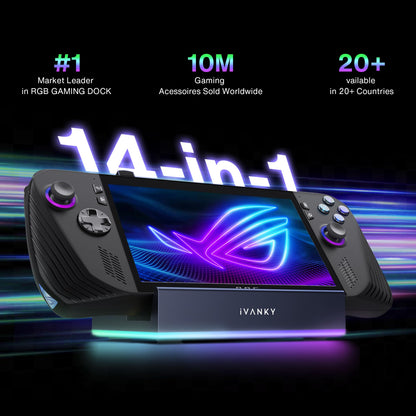 iVANKY 14-in-1 Docking Station – Faltbar für Gaming Handhelds