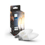 Philips Hue White Ambiance E14 LED Kerze, dimmbar, Doppelpack