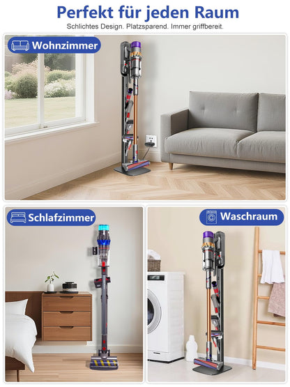 JUPELI Staubsauger Ständer für Dyson V16 bis V6 – Metall Bodenständer