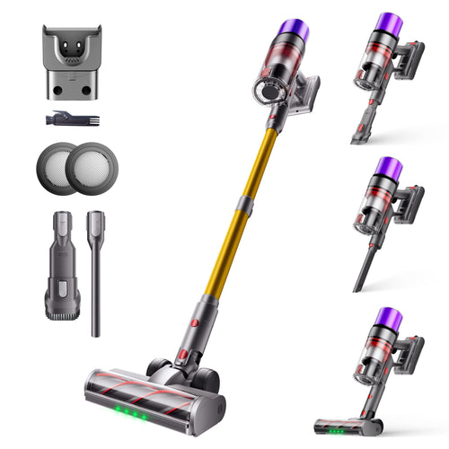 ISWEEPR X7 Akku-Staubsauger kabellos mit LED-Display und Anti-Tangle-Bürste