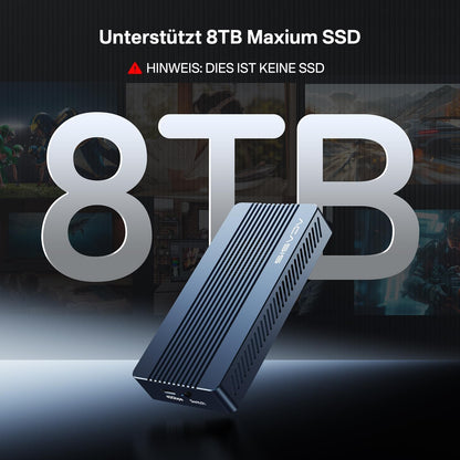 ACASIS 40Gbps M.2 NVMe SSD Gehäuse mit Lüfter - Thunderbolt