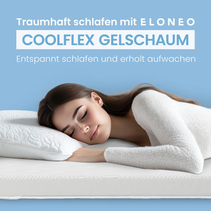 ELONEO Gel Topper 180x200 cm – Matratzentopper mit Gelschaum, 5 cm