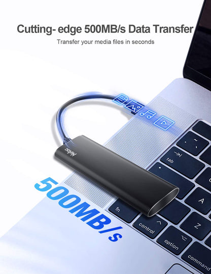 Netac ZSlim Externe SSD 250GB USB-C 3.2 Gen2 Aluminium